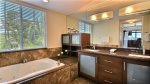 Master ensuite, Jacuzzi tub and double sinks